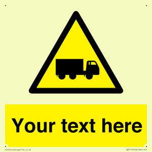 Custom Lorry Hazard Sign